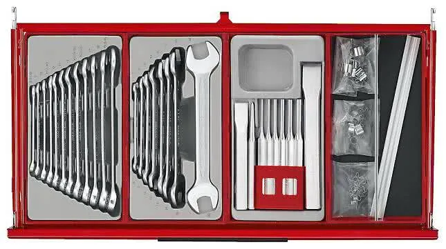 Verktøyvogn 1033 deler, TengTools