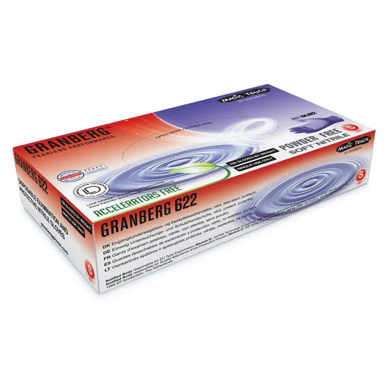 Hanske, Engangshanske, Soft Nitril Indigo