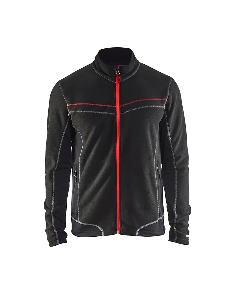 Jakke microfleece Svart