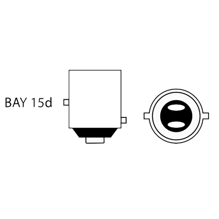 Amolux Lanternepære BAY15D
