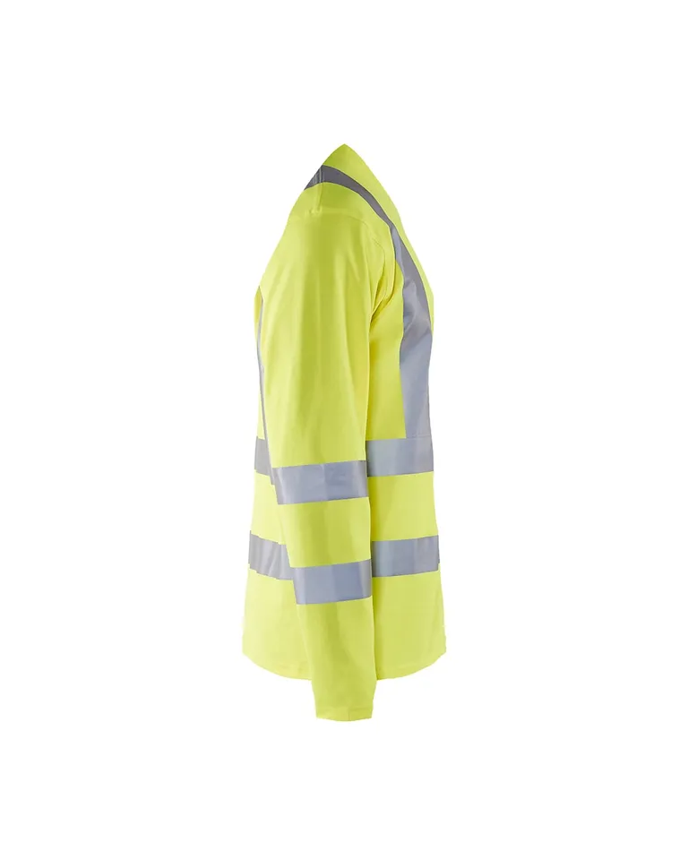 T-Skjorte Hi-Vis Gul Lang arm