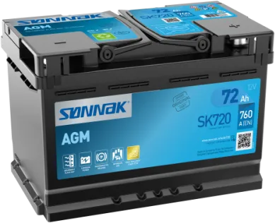 Batteri 12V 72 Ah AGM