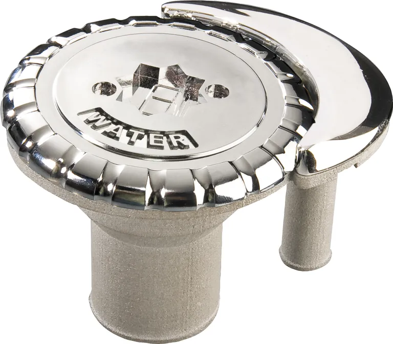 Dekksforskruvning NR plast/krom m/ventil 1 1/2 Water