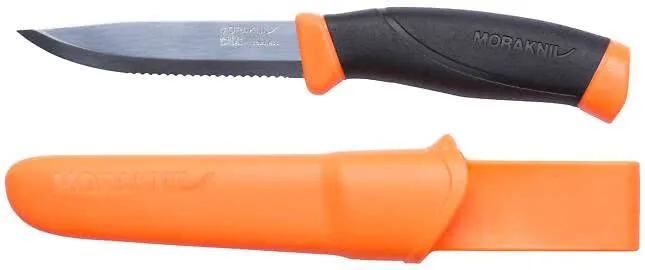 Slire/taukniv Mora Rustfri Serrated