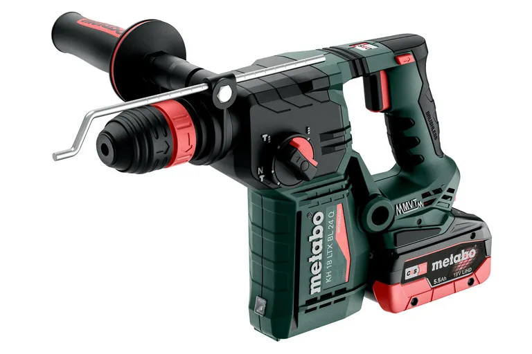 Metabo Borhammer KH 18 LTX BL 24 Q 2x5,5ah Bat./Lader, Batteri