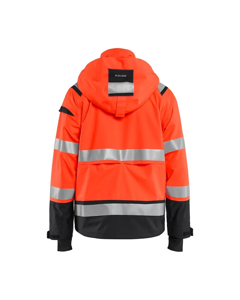 Skalljakke varsel Varselrød/Svart