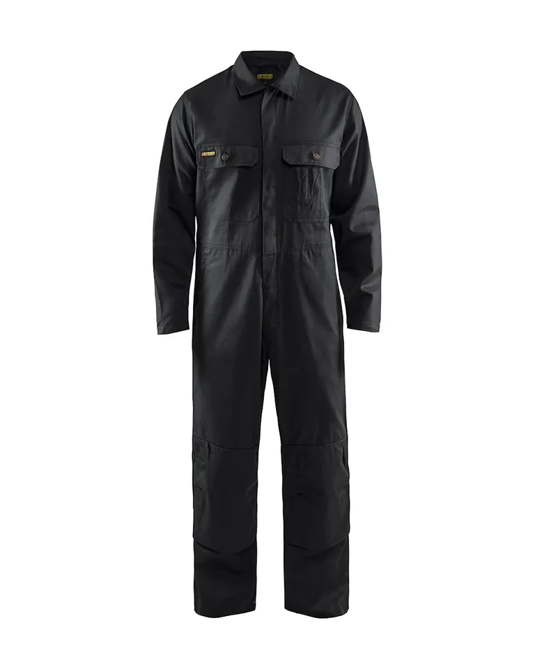 Kjeledress med kneputelommer Svart