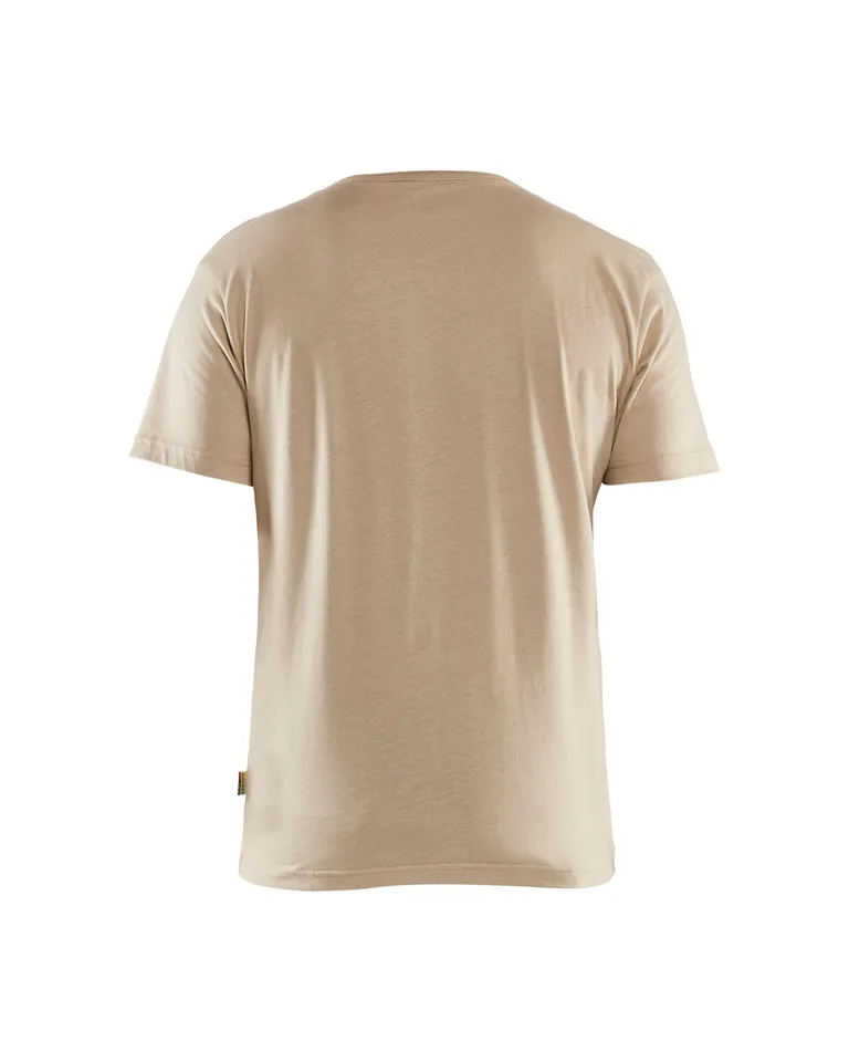 T-skjorte med 3D-print, Varm Beige