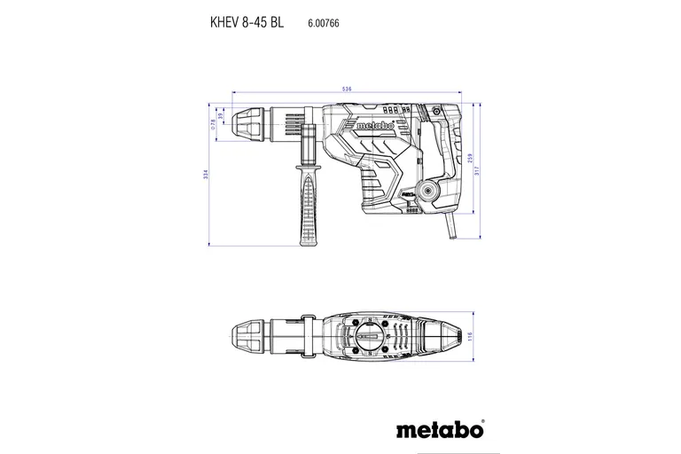 Metabo Kombihammer KHEV 8-45 BL 