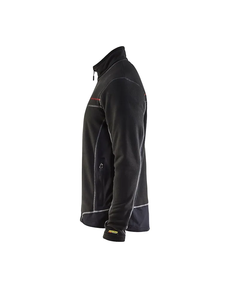 Jakke microfleece Svart