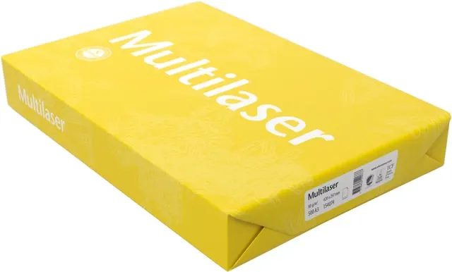 Kopipapir A4 80g Multilaser  (5x500 ark)