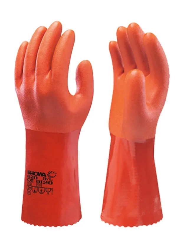 Hanske, Kjemikalie, Showa 620 PVC 30 cm