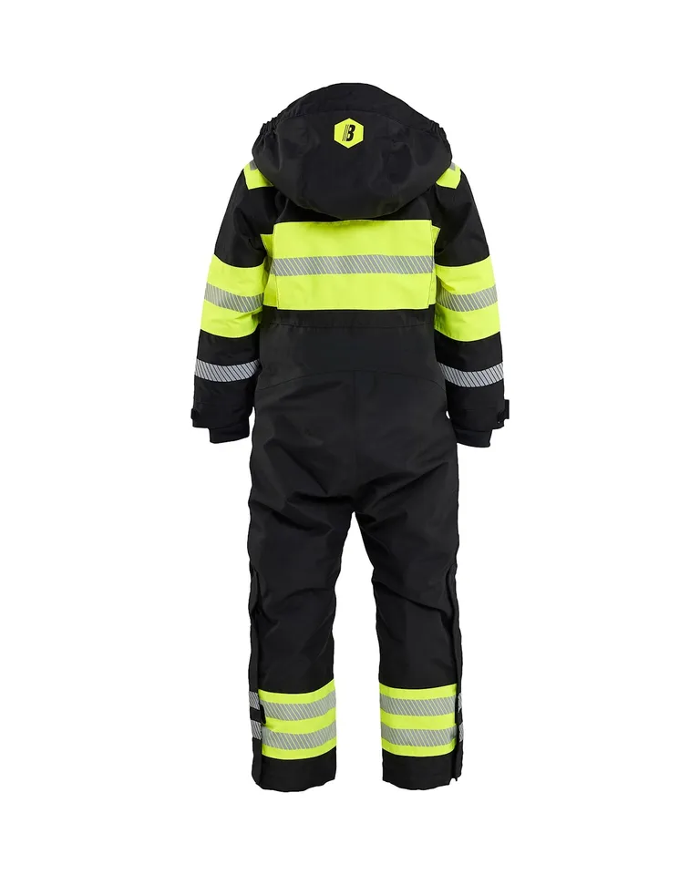 Vinterkjeledress Barn, Svart/Varselgul