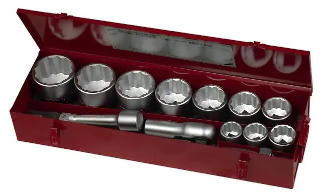 Pipenøkkelsett med 1"-feste TengTools
