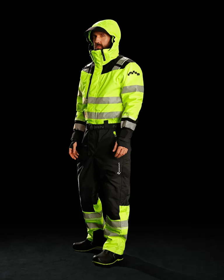 ProTec Vinterkjeledress kl. 3, Gul/Svart