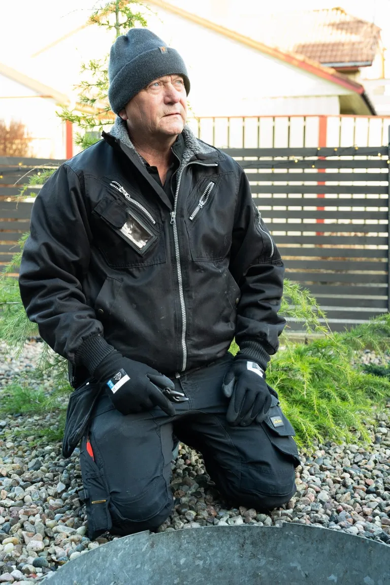 Hanske, Montering, m/fòr