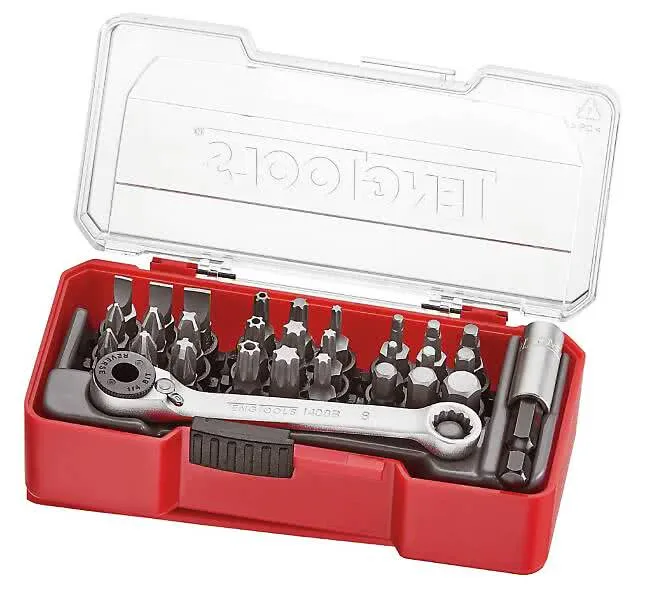 Bitssett m/skralle Teng Tools TJ1429 29 deler
