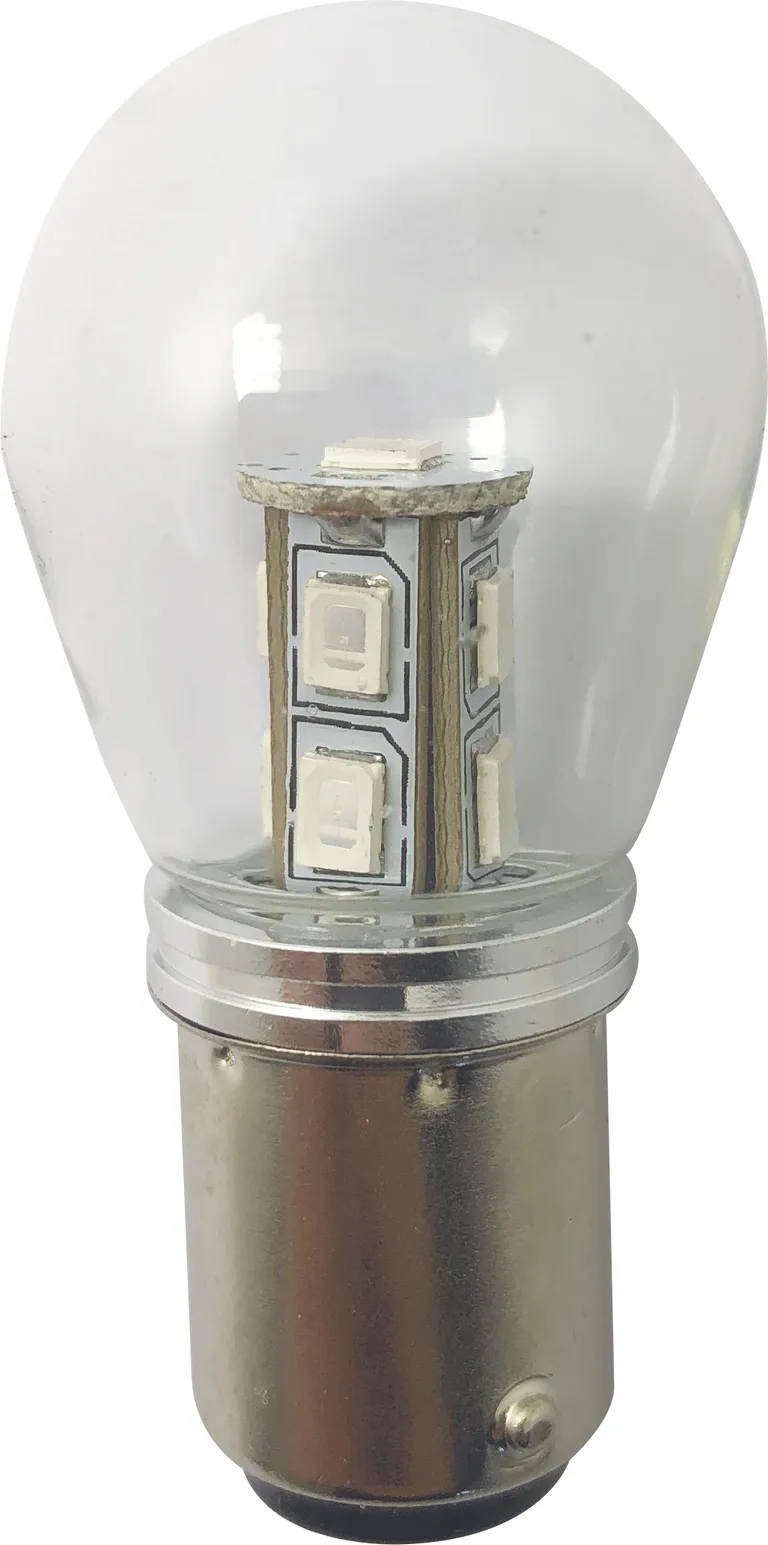 1852 LED pære BAY15D m/kuppel 2-pk