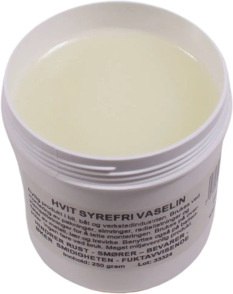 Vaselin Hvit Syrefri
