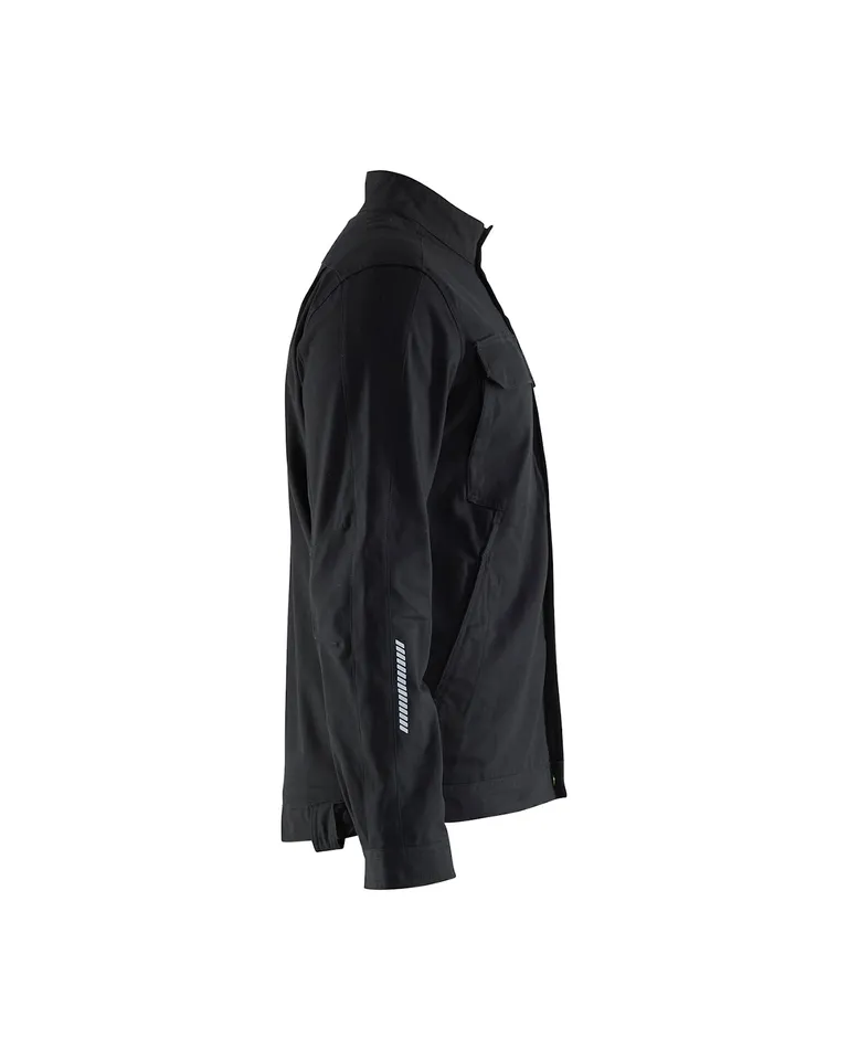Industrijakke Stretch Svart