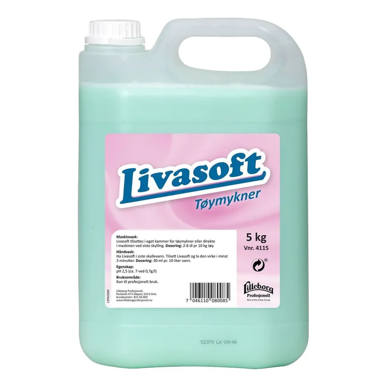 Tøymykner Livasoft 5 ltr. 4115