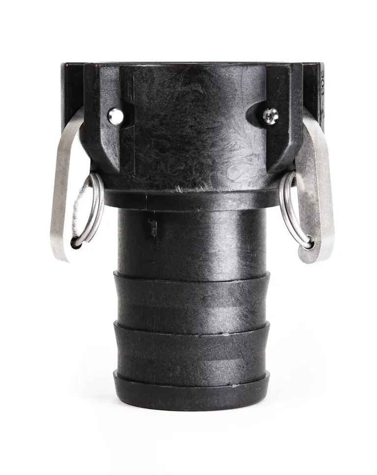 Cam-Lock, Polypropylen 2" Hunn m/slangestuss