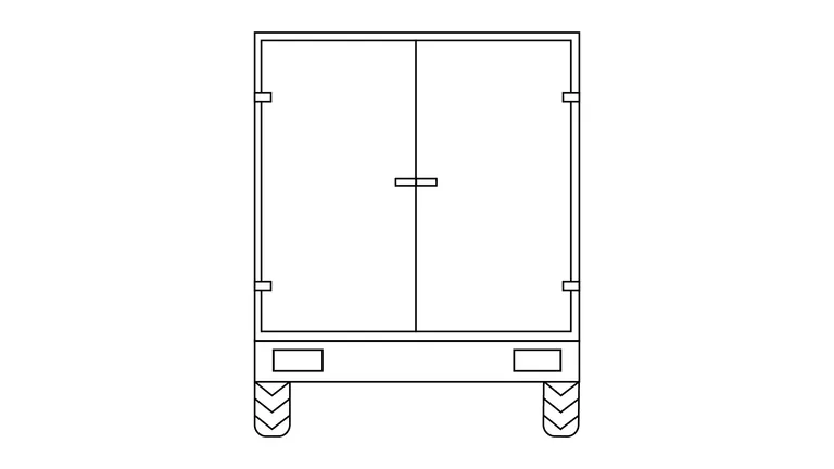 TYSSE 6221, hvit, 1300 kg, 150 cm skaphøyde, Skaphenger
