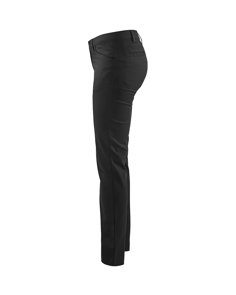 Dame Chino`s 2-veisstretch svart
