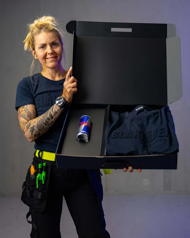 Håndverksbukse m/gratis T-Skjorte og Redbull