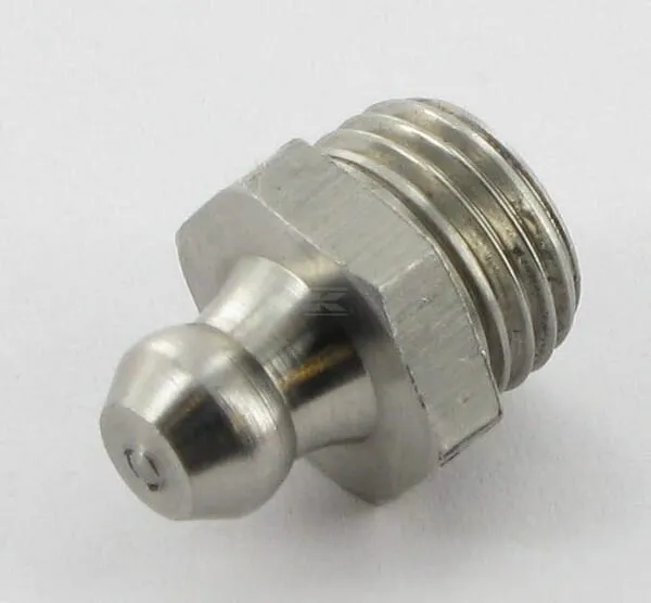 Fettnippel / Smørenippel M10x1.0 rett A2