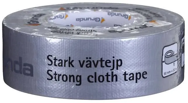 Tape, Sølv 50 mm X 50 mtr.