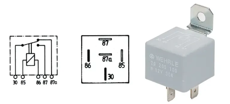 Rele Veksel 24V/20A M/87A