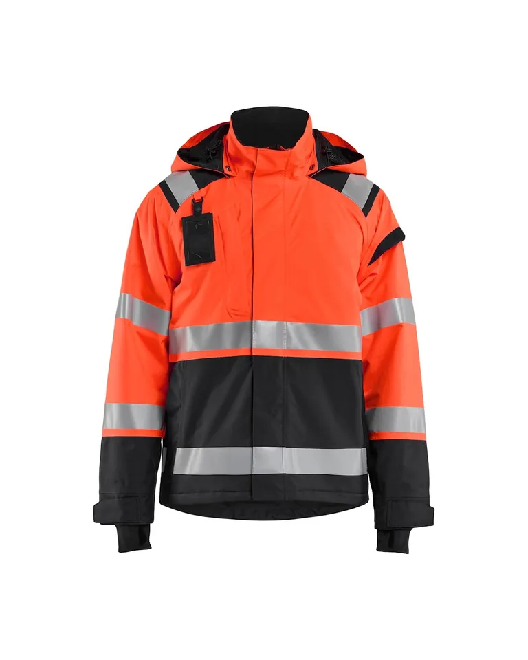 Skalljakke varsel Varselrød/Svart