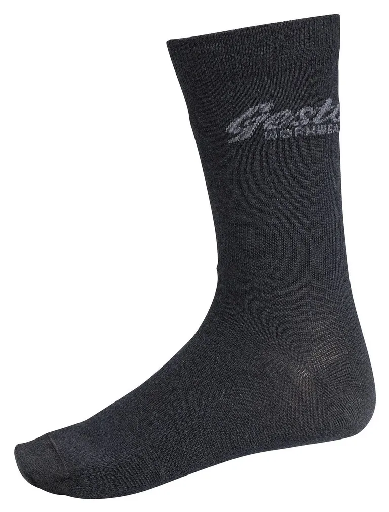 1103 Light Wool Sock, Svart