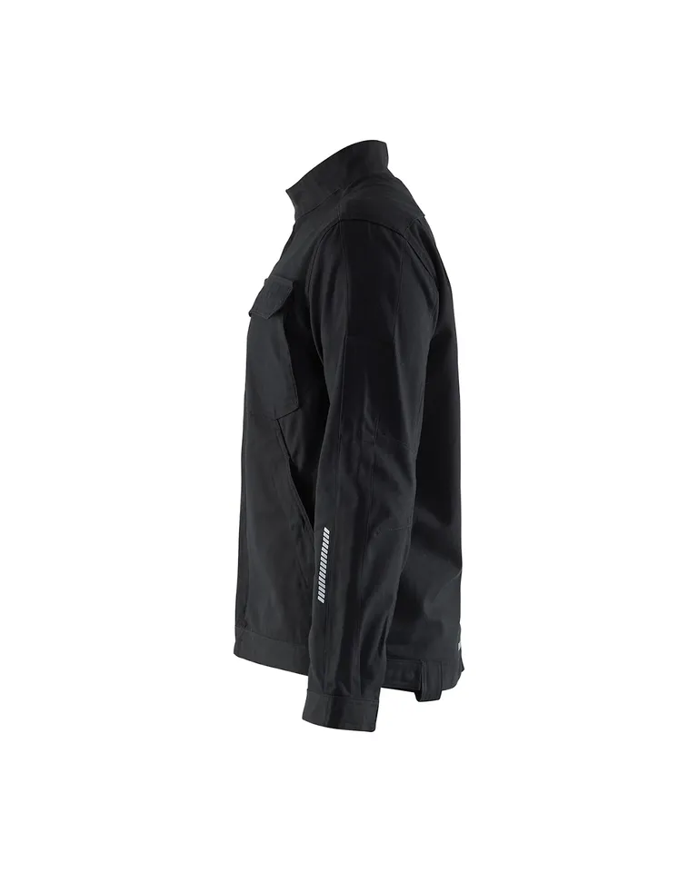 Industrijakke Stretch Svart