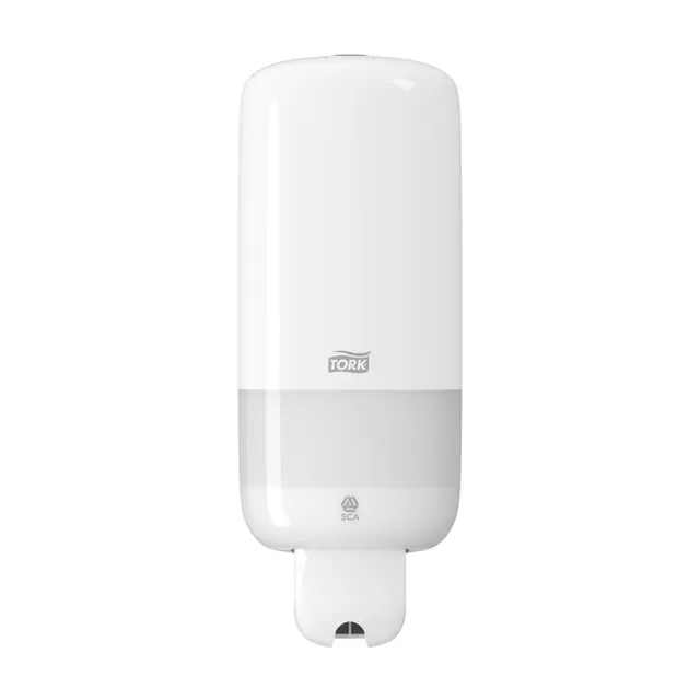 Dispenser flytende såpe hvit plast S1 Tork