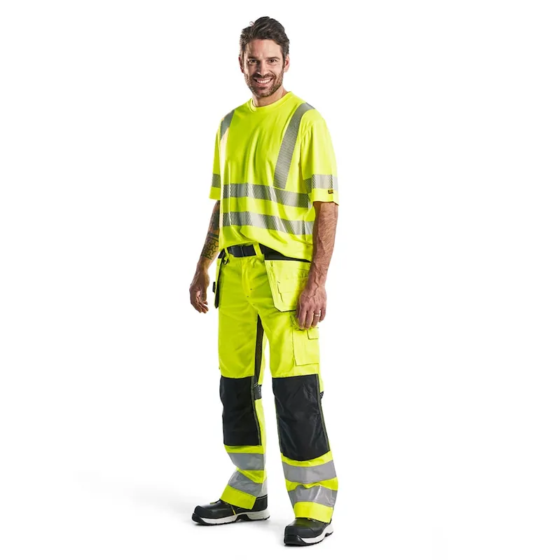 T-Skjorte Varsel Gul UV