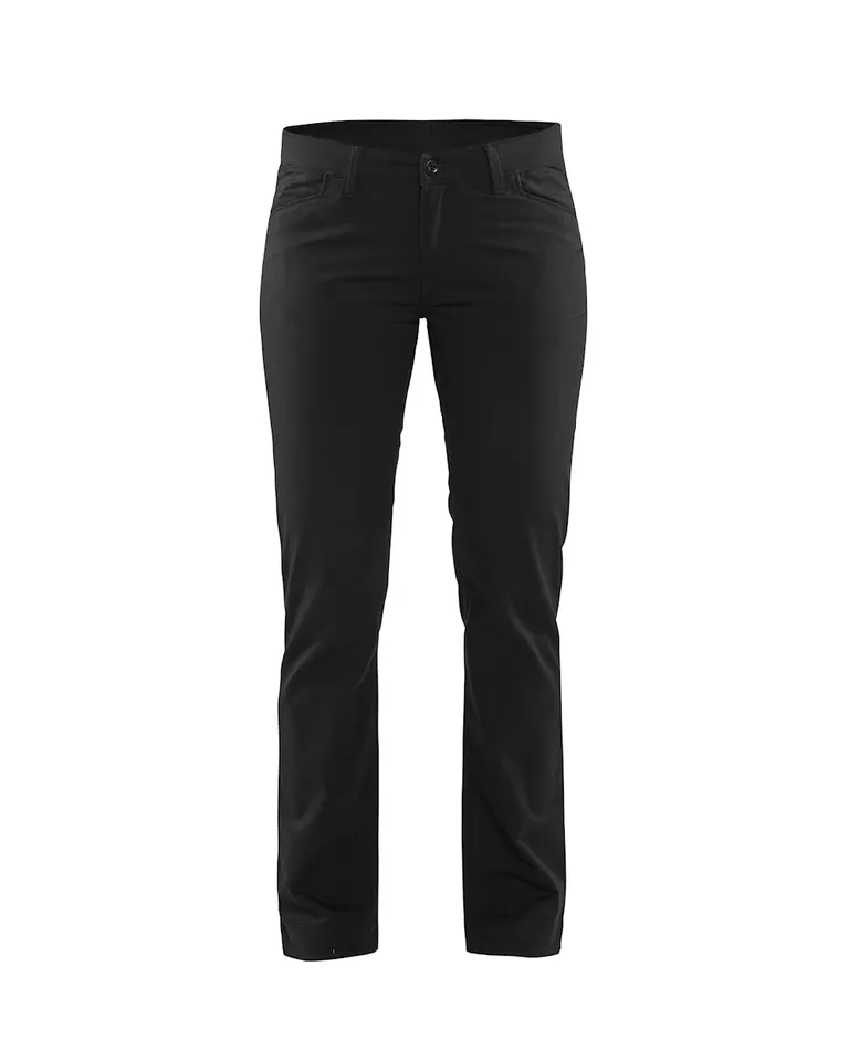 Dame Chino`s 2-veisstretch svart