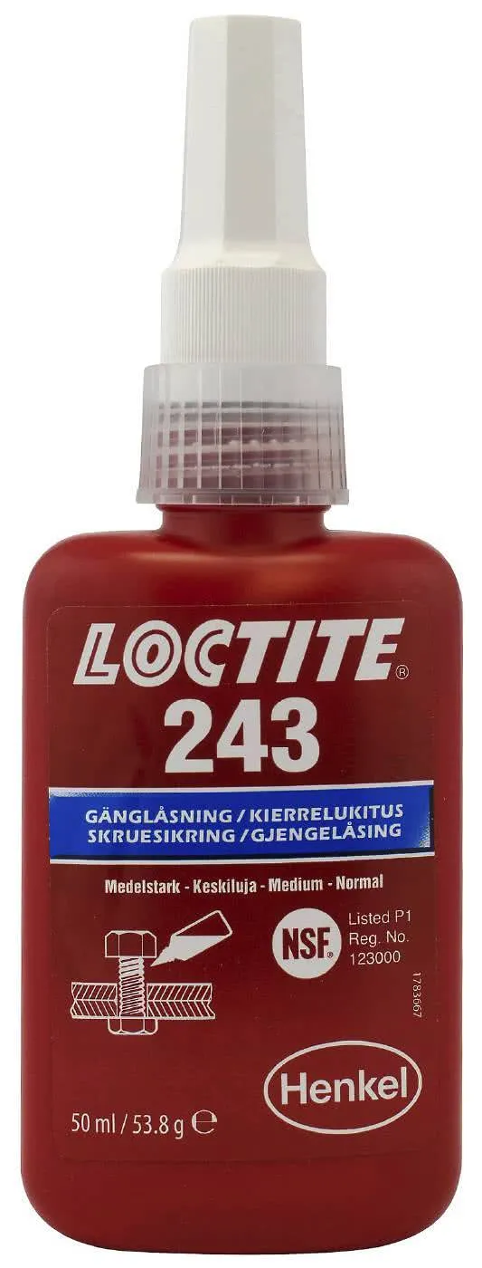 LOCTITE 243 BO 50ml Sterk Gjenge
