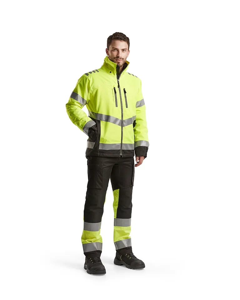 Varselbukse med stretch Gul/svart
