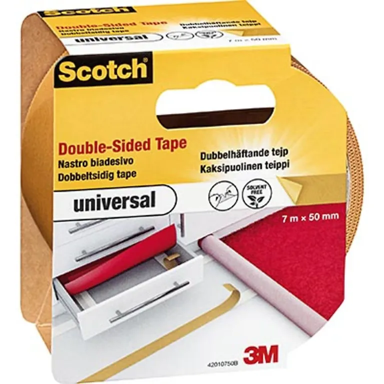 Tape, dobbelsidig Scotch 50mmx20mtr