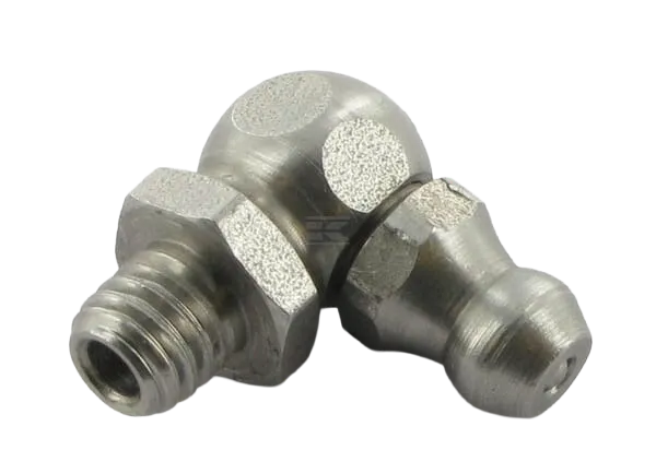 Rustfri Fettnippel / Smørenippel M6x1 90gr