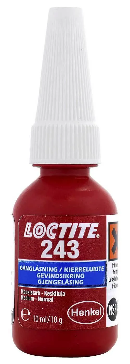 LOCTITE 243 BC 10ml Sterk Gjenge
