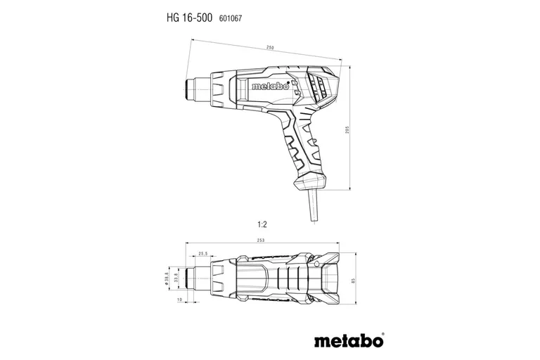 Varmluftspistol HG 16-500 Metabo