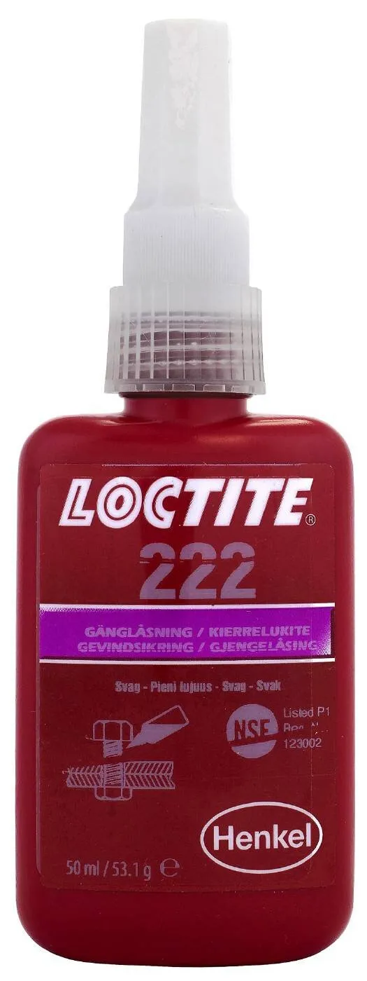 LOCTITE 222 BO 50ml Svak Gjenge