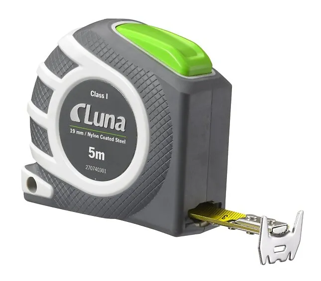 Målebånd 5 mtr. Magnetisk Autolock Luna
