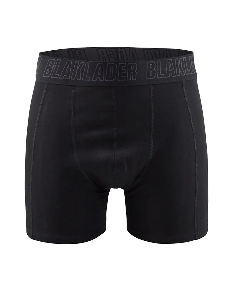 Boksershorts 2-Pakk Svart/Mørk Grå